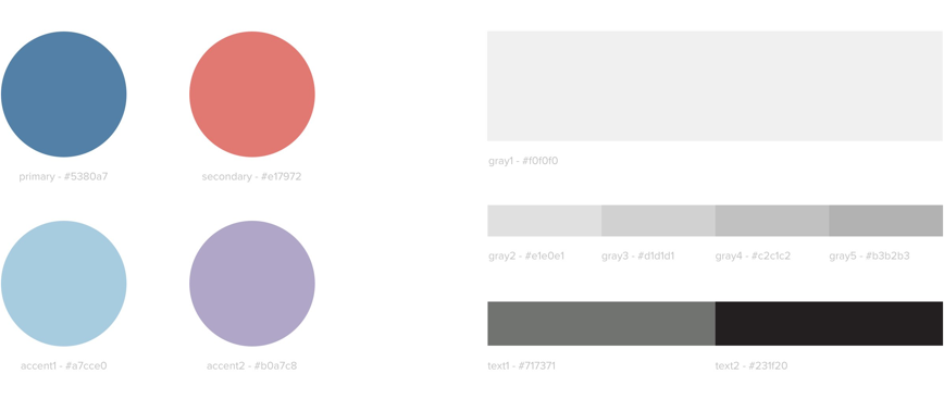 Living Proof typography and color UI library